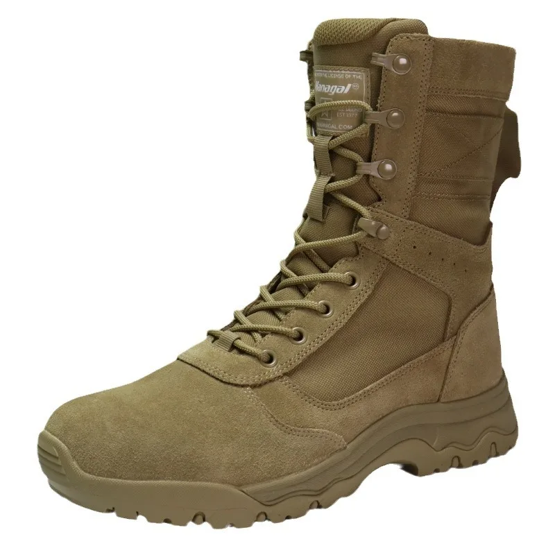 

Sand Combat Boots Ultra-light High-top Breathable Mountaineering Training Tactical Boots Wear-resistant Desert Outdoor Boots Men