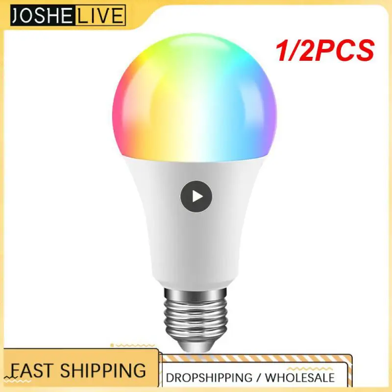 

1/2PCS E27 RGB Lamp Spotlight Bulb 85-265V Bombillas LED 15W 10W 4W IR Remote Control Led Bulb Smart Led RGBW Lamp Home Decor