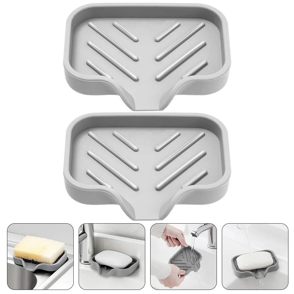 Kitchen Countertop Household Shower Soap Holder Soap Dish Soap Storage Containers Bathroom Soap Holder Silicone Soap Trays
Kitchen Countertop Household Shower Soap Holder Soap Dish Soap Storage Containers Bathroom Soap Holder Silicone Soap Trays