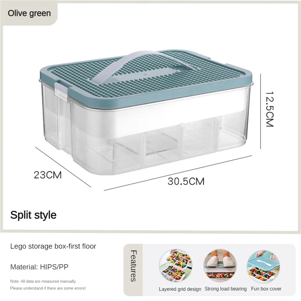 Ящик для хранения многослойных строительных блоков, составной органайзер для игрушек с ручкой, контейнер большой емкости для всякой всячины
Ящик для хранения многослойных строительных блоков, составной органайзер для игрушек с ручкой, контейнер большой емкости для всякой всячины