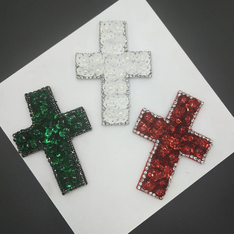 1 Set Handmade Rhinestone Beaded Patches,Fashion Sequin Cross DIY Sew on Bag Jacket Dress Crystal For Clothes Applique Decorate
1 Set Handmade Rhinestone Beaded Patches,Fashion Sequin Cross DIY Sew on Bag Jacket Dress Crystal For Clothes Applique Decorate
