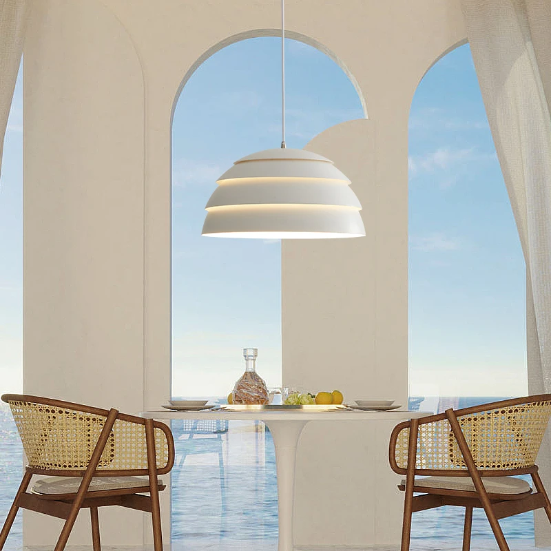Modern Minimalist Pendant Light For Bedroom Bedside Sea View Room Homestay Bar White Iron Disc E27 Indoor Lamp Home Decoration
Modern Minimalist Pendant Light For Bedroom Bedside Sea View Room Homestay Bar White Iron Disc E27 Indoor Lamp Home Decoration