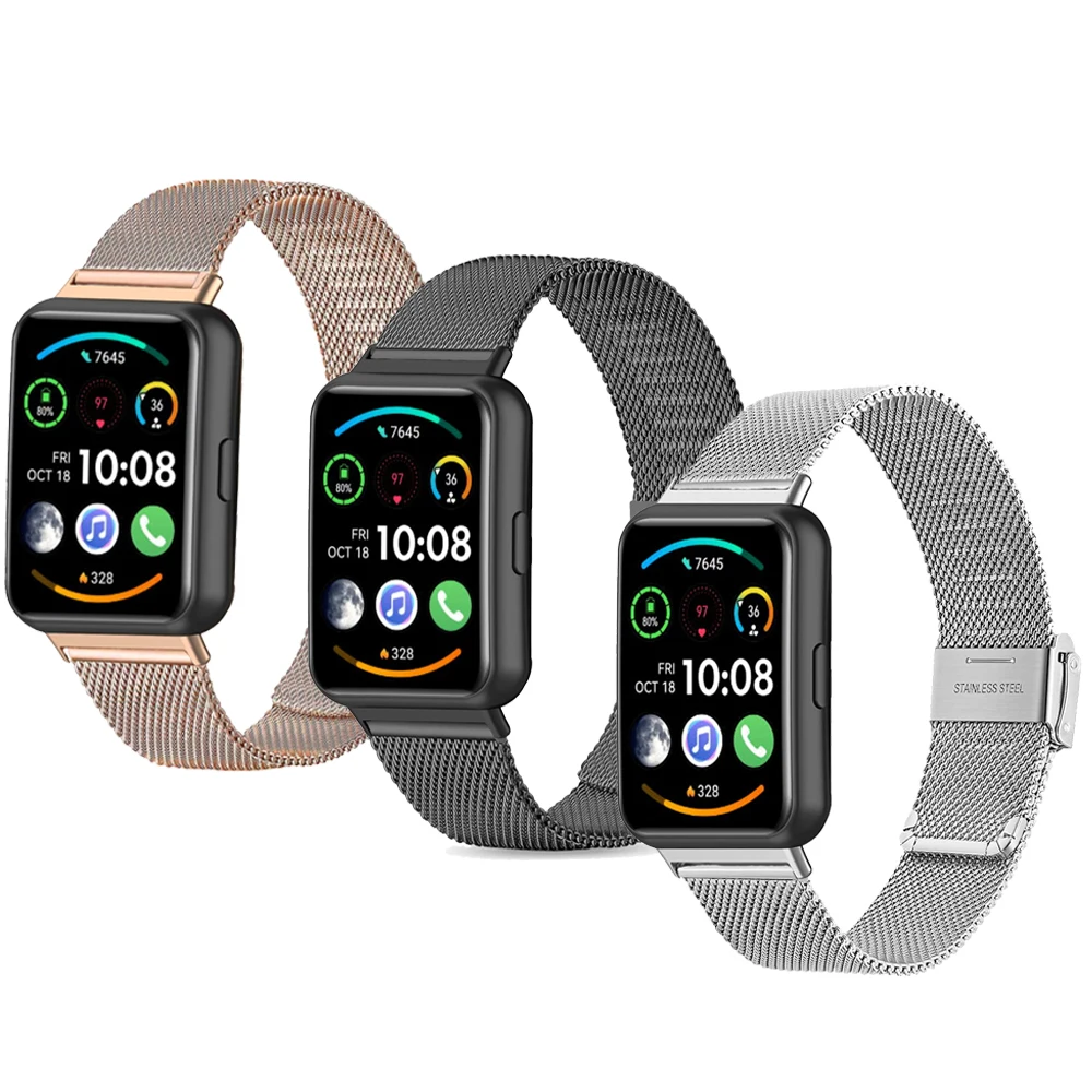 Suitable for new Huawei Watch fit2 NFC stainless steel band strap Huawei Smart bracelet Fit2 replace metal strap band
Suitable for new Huawei Watch fit2 NFC stainless steel band strap Huawei Smart bracelet Fit2 replace metal strap band