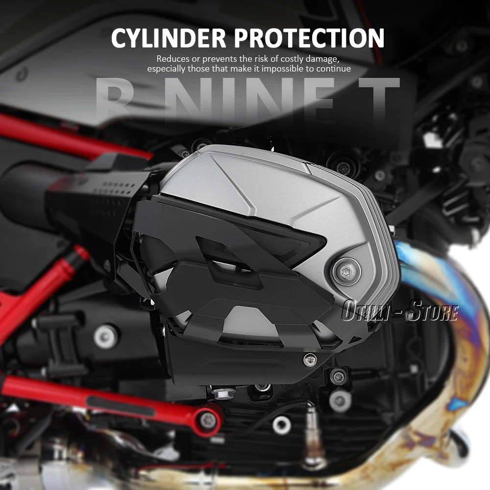 

Motorcycle Accessories R NINE T 2017- Cylinder Head Guard Engine Protector Cover For BMW RnineT RNINET R NineT Urban Pure R9T