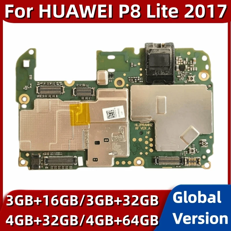 

Motherboard for HUAWEI P8 Lite 2017, Original Logic Board, Unlocked Mainboard, 16GB 32GB 64GB ROM, Full Chips