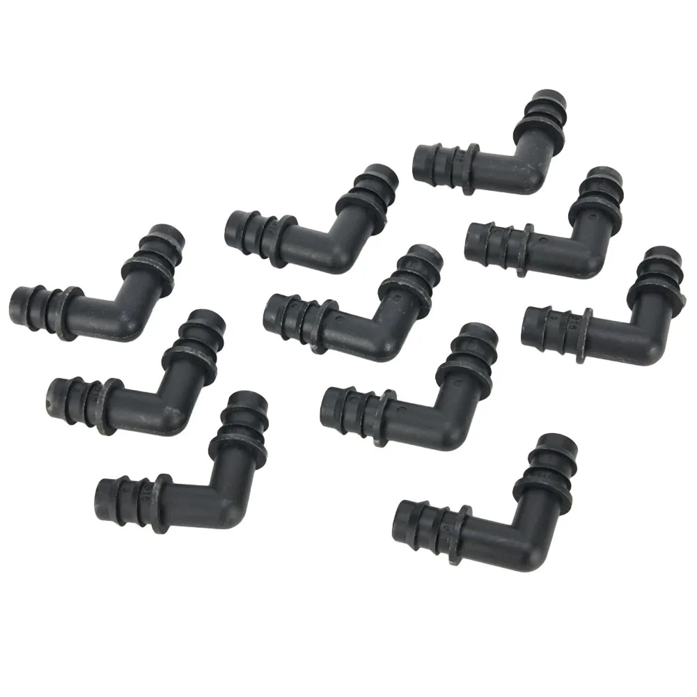 Easy To Install High Quality Practical Garden Irrigation Tube Adapter Connectors Barbed Black Elbow Pack Of 10
Easy To Install High Quality Practical Garden Irrigation Tube Adapter Connectors Barbed Black Elbow Pack Of 10
