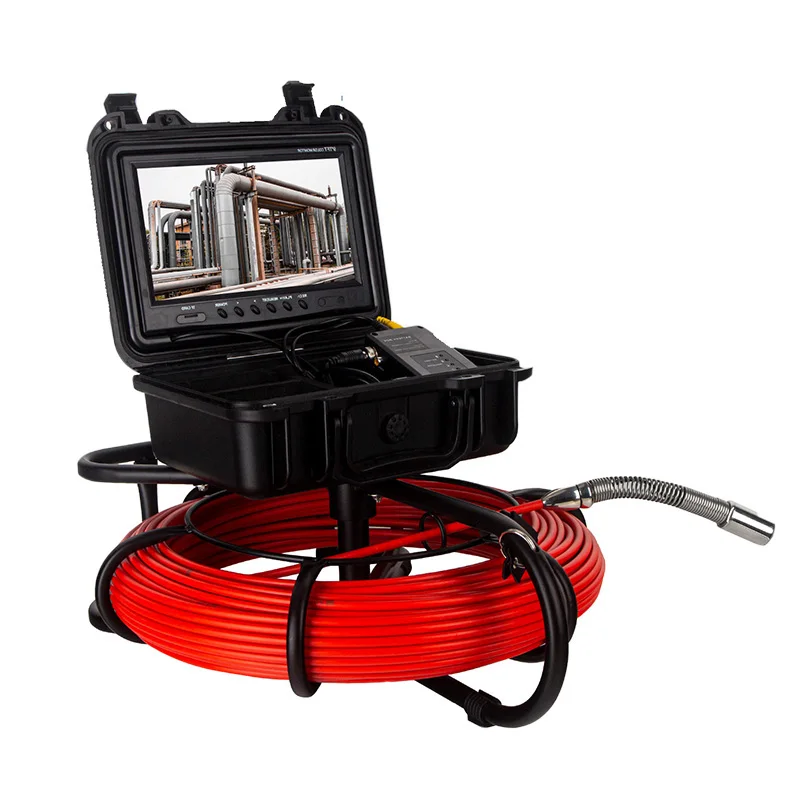 Water Leak Detector Industrial Flexible Borescope Borewell Borehole Drain Push Rod Surveillance Pipe Line Inspection Camera
Water Leak Detector Industrial Flexible Borescope Borewell Borehole Drain Push Rod Surveillance Pipe Line Inspection Camera