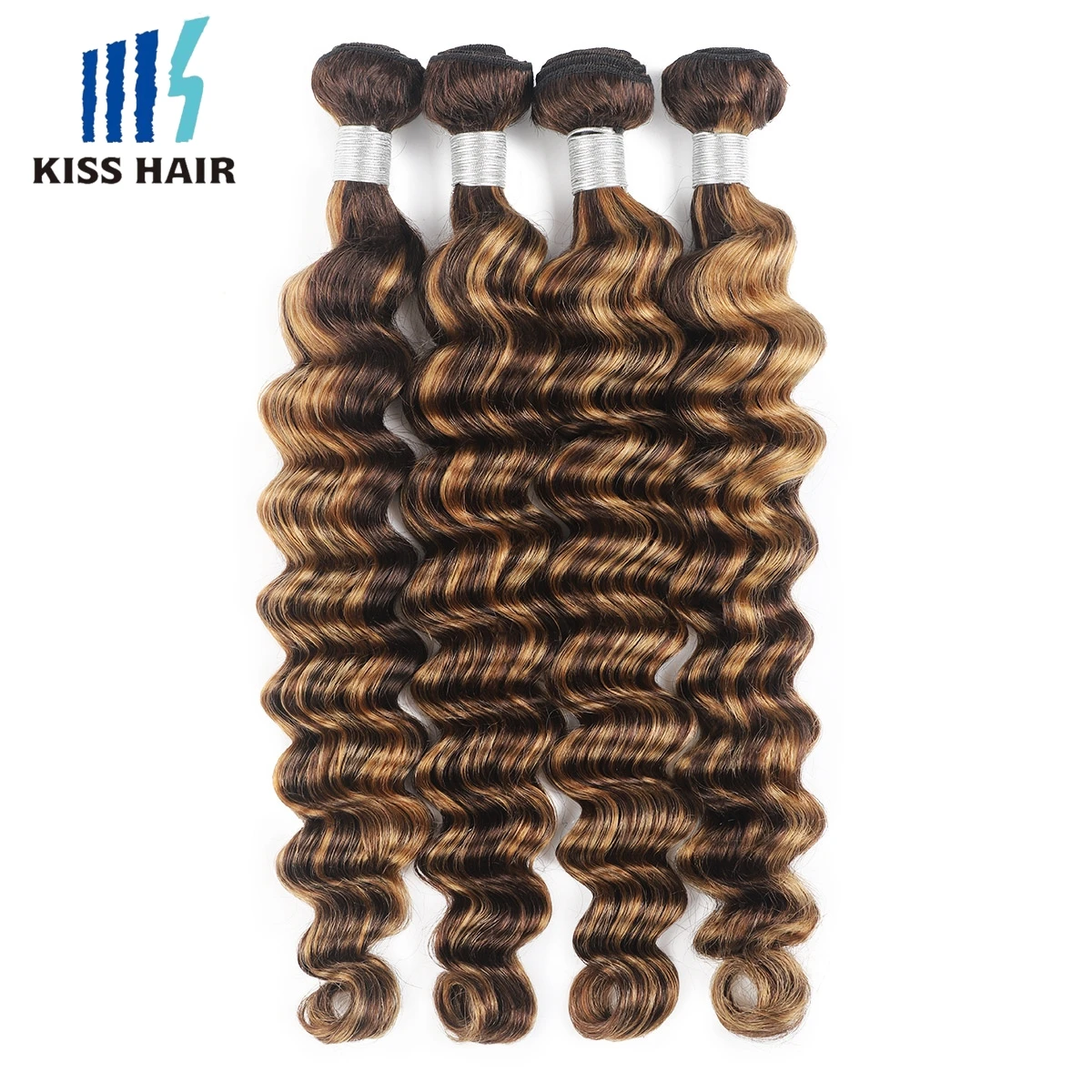 Deep Wave P4/27 Highlight Human Hair Bundles Brown Mixed Blonde Brazilian Hair Extension Wavy Double Wefts 1/3/4 pcs
Deep Wave P4/27 Highlight Human Hair Bundles Brown Mixed Blonde Brazilian Hair Extension Wavy Double Wefts 1/3/4 pcs