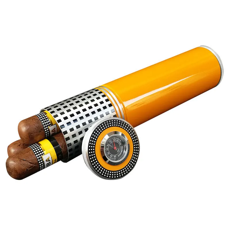 Cigar Tube Jar with Hygrometer Mini Humidor Cigar Moisturizing Tube Box Case Cigar Holder Humidifier Tobacco Cigar Storage Tube
Cigar Tube Jar with Hygrometer Mini Humidor Cigar Moisturizing Tube Box Case Cigar Holder Humidifier Tobacco Cigar Storage Tube