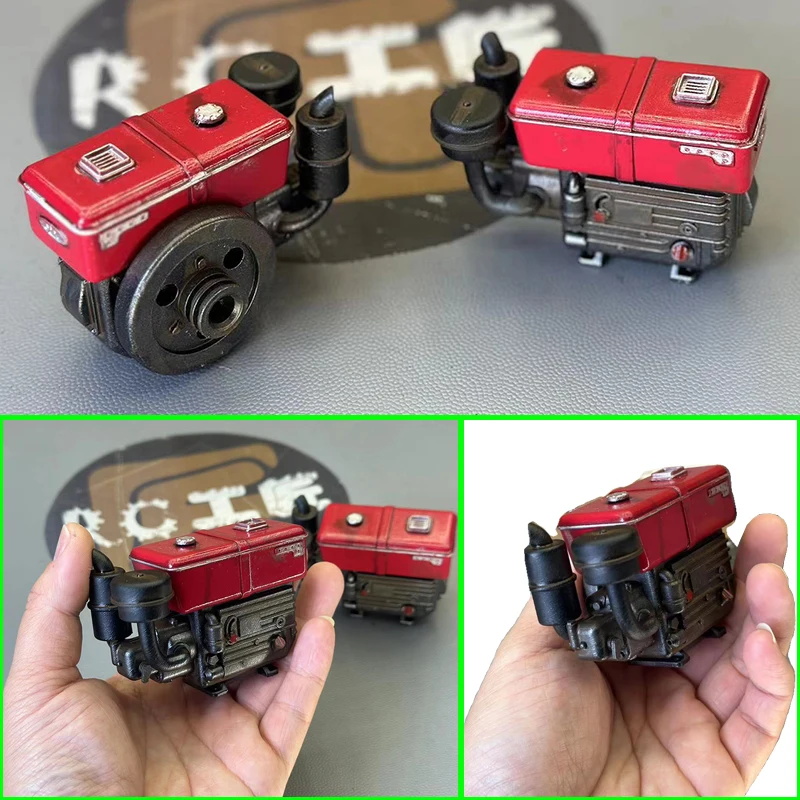 1 Pcs Simulation Resin Red Single Cylinder Diesel Engine for 1/10 RC Crawler Car Traxxas TRX4 Defender AXIAL SCX10 RC4WD RTG KM
1 Pcs Simulation Resin Red Single Cylinder Diesel Engine for 1/10 RC Crawler Car Traxxas TRX4 Defender AXIAL SCX10 RC4WD RTG KM