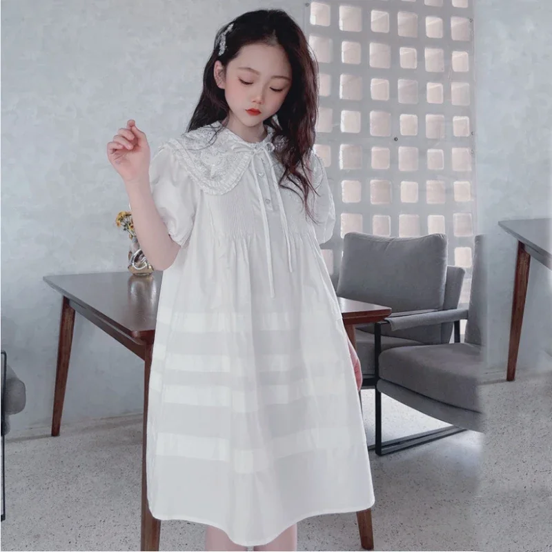 Girls Princess Dress 2023 Summer Short Sleeve Children Clothing Kids White Princess Dresses Elegant, #7325
Girls Princess Dress 2023 Summer Short Sleeve Children Clothing Kids White Princess Dresses Elegant, #7325