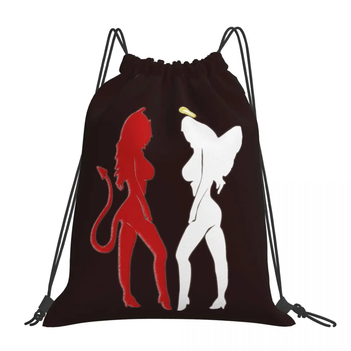 Angel&Devil Design Backpacks Fashion Portable Drawstring Bags Drawstring Bundle Pocket Sports Bag BookBag For Man Woman Students
Angel&Devil Design Backpacks Fashion Portable Drawstring Bags Drawstring Bundle Pocket Sports Bag BookBag For Man Woman Students
