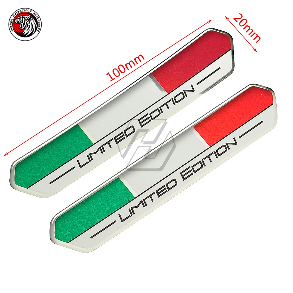 

Флаг Испании, Италии, Франции, России, ограниченная серия, наклейка на мотоциклетный танк, наклейка подходит для Aprilia Ducati MONSTER Benelli Vespa