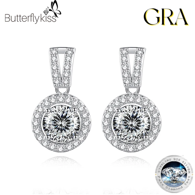 Butterflykiss 2023 Hoop Women's Earrings Huggies 5mm Moissanite Dangle Drop Earring Silver 925 Original Certified Girls Jewelry 
Butterflykiss 2023 Hoop Women's Earrings Huggies 5mm Moissanite Dangle Drop Earring Silver 925 Original Certified Girls Jewelry