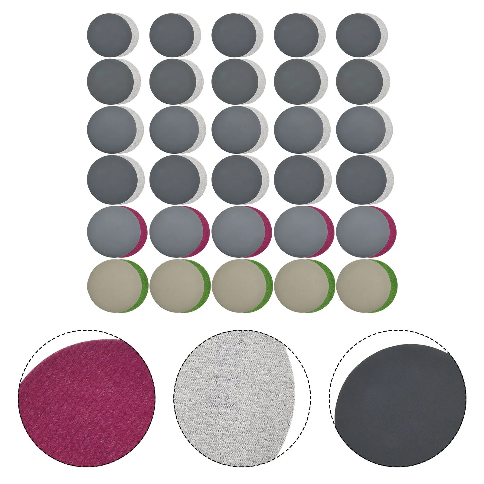 60Pcs Sandpaper Sanding Disc 75mm Hook&loop Wet&Dry Waterproof 800-3000 Grit For Polishing Grinding Tools Sander Accessories
60Pcs Sandpaper Sanding Disc 75mm Hook&loop Wet&Dry Waterproof 800-3000 Grit For Polishing Grinding Tools Sander Accessories