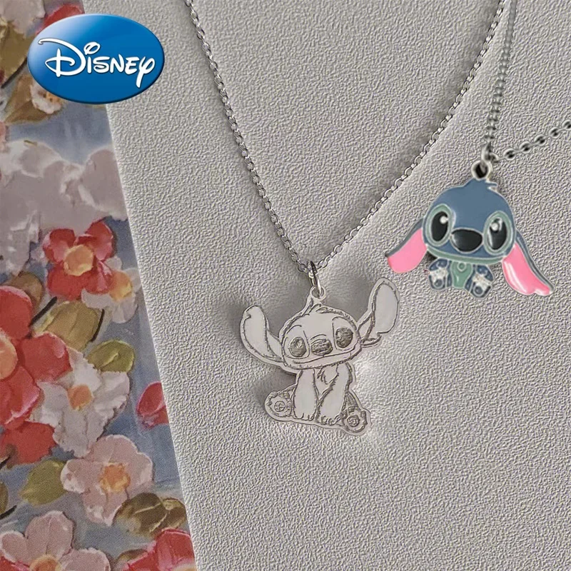Disney Stitch Necklace Cartoon Playful Cute Ear Stitch Couple Hip Hop Necklace Fashion Personality Pendant Sweater Chain Gift
Disney Stitch Necklace Cartoon Playful Cute Ear Stitch Couple Hip Hop Necklace Fashion Personality Pendant Sweater Chain Gift