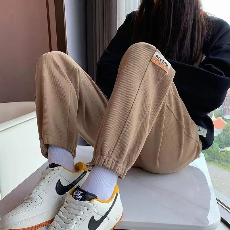 Sports Pants Women's Velvet Autumn Winter New Casual Pants High Waist Harem Pants Oversize Fall 2023 Fashion Clothing Sport Kpop
Sports Pants Women's Velvet Autumn Winter New Casual Pants High Waist Harem Pants Oversize Fall 2023 Fashion Clothing Sport Kpop