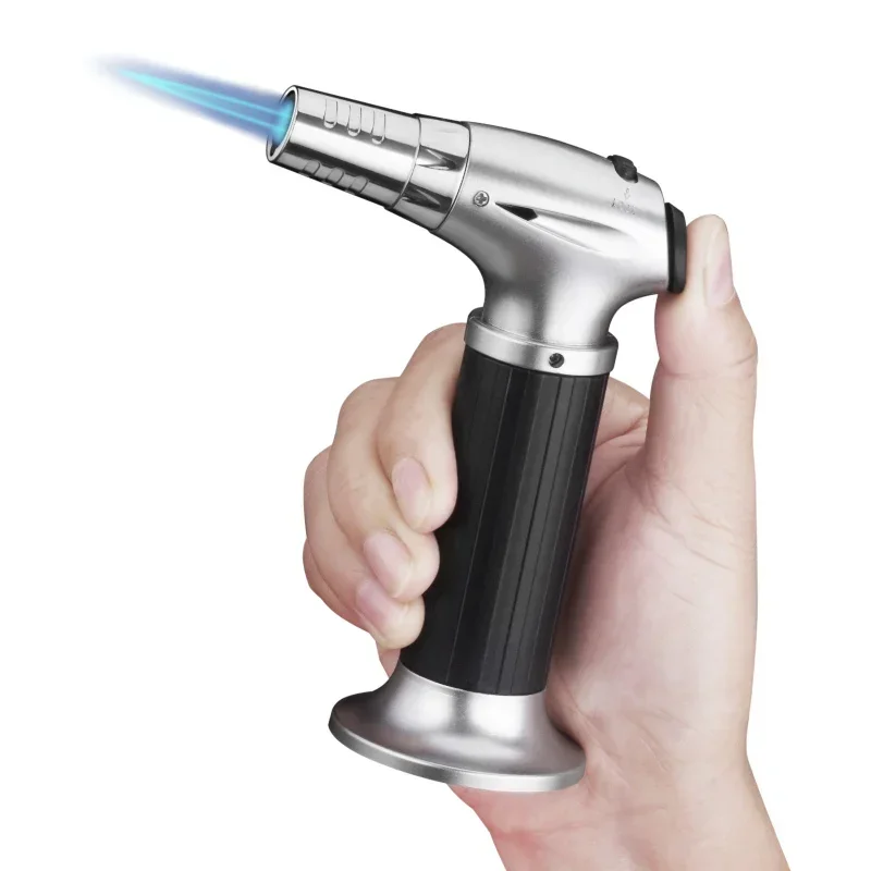 

Refillable Butane Jet Flame Blow Torch Lighter Windproof Gas Torch Kitchen Cigarette Bbq Torch Lighter