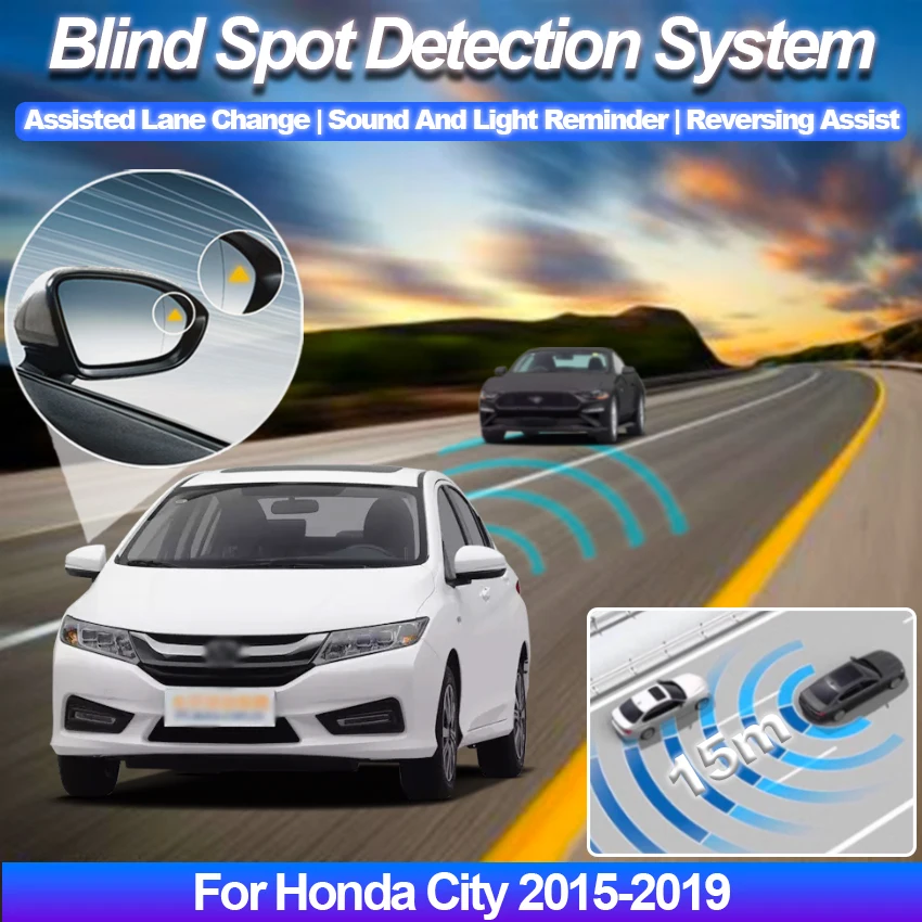 Car Blind Spot Detection System BSD BSA BSM Car Sensors Drive Rear Mirror Monitoring For Honda City 2015-2019
Car Blind Spot Detection System BSD BSA BSM Car Sensors Drive Rear Mirror Monitoring For Honda City 2015-2019
