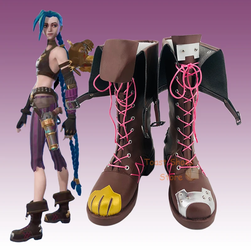 Game League of Legends Jinx Cosplay Boots Comic Game for Con Halloween Party Cosplay Costume Prop Sexy Style Shoes
Game League of Legends Jinx Cosplay Boots Comic Game for Con Halloween Party Cosplay Costume Prop Sexy Style Shoes