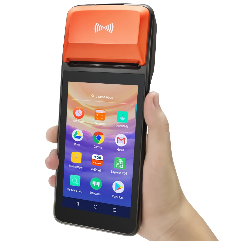 Low Price H5 Android 8.1 3G Pos Terminal Machine Restaurants All in One Handheld Cash Register with 58mm Thermal Printer
Low Price H5 Android 8.1 3G Pos Terminal Machine Restaurants All in One Handheld Cash Register with 58mm Thermal Printer