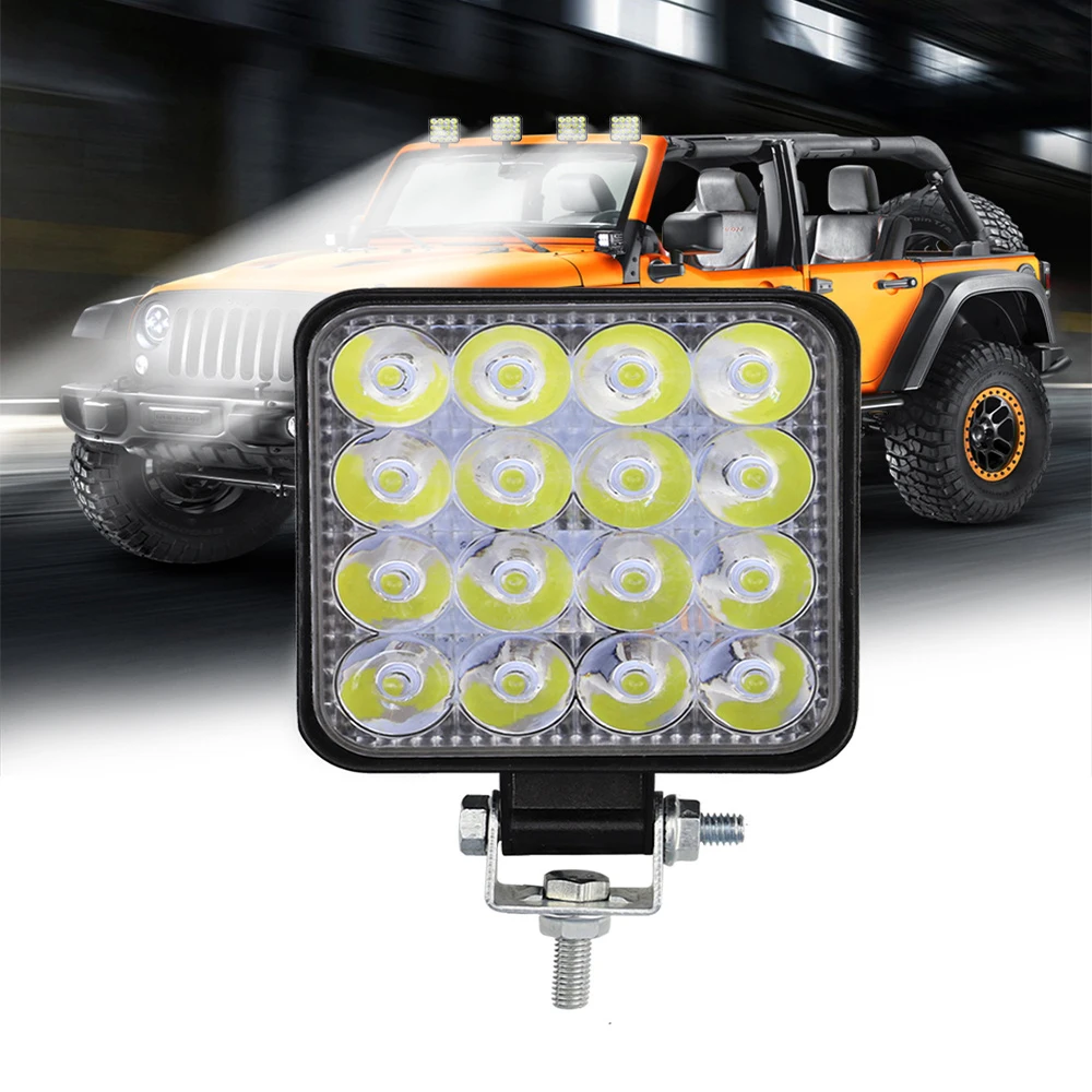 48W Mini Off-road LED Bar 12V 24V Square LED Work Light For Car Truck Boat Atv 4x4 Tractor 48W 16LED Spotlight LED Light Bar
48W Mini Off-road LED Bar 12V 24V Square LED Work Light For Car Truck Boat Atv 4x4 Tractor 48W 16LED Spotlight LED Light Bar