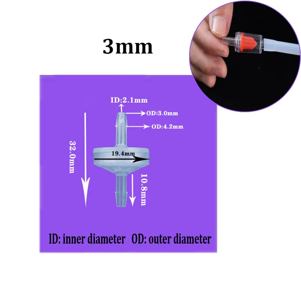 Easy to Install and Compatible with Water Petrol Diesel Oils and Other Fluids Plastic Check Valve in 3mm to 12mm
Easy to Install and Compatible with Water Petrol Diesel Oils and Other Fluids Plastic Check Valve in 3mm to 12mm