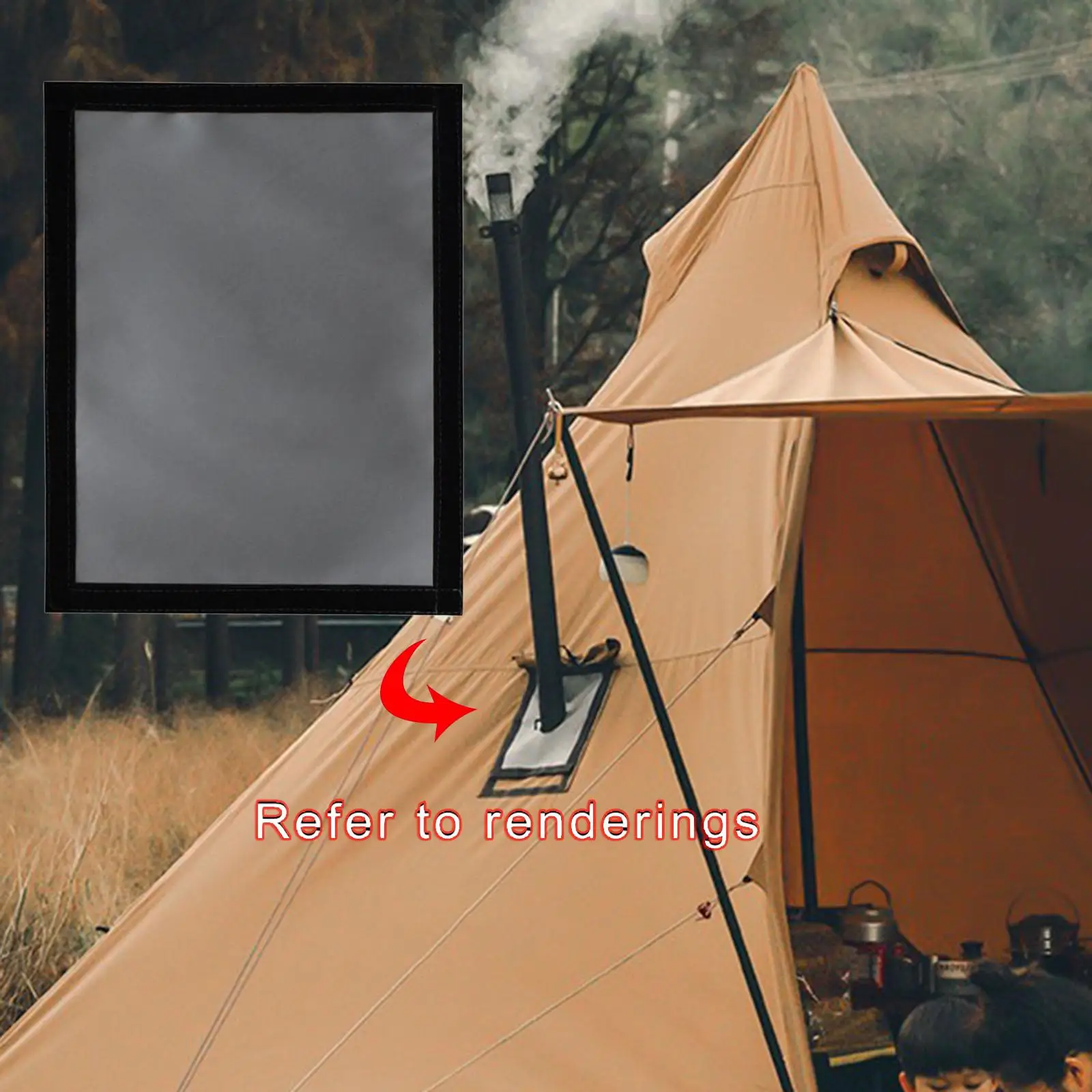 Hot Tent Jack Tent Highly Flame-retardant Firewood Chimney Furnace Pipe Fireproof Anti-scald Protection
Hot Tent Jack Tent Highly Flame-retardant Firewood Chimney Furnace Pipe Fireproof Anti-scald Protection