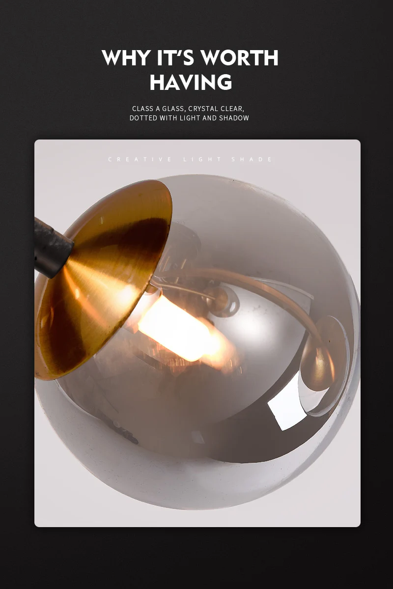 GGBingo Light Luxury Chandelier Indoor Simple Lighting Postmodern Glass Ball Ceiling Pendant Lamps Dining Room Living Room S76626e15edd34b29a12b2354390534d3e S76626e15edd34b29a12b2354390534d3e GGBingo Light Luxury Chandelier Indoor Simple Lighting Postmodern Glass Ball Ceiling Pendant Lamps Dining Room Living Room