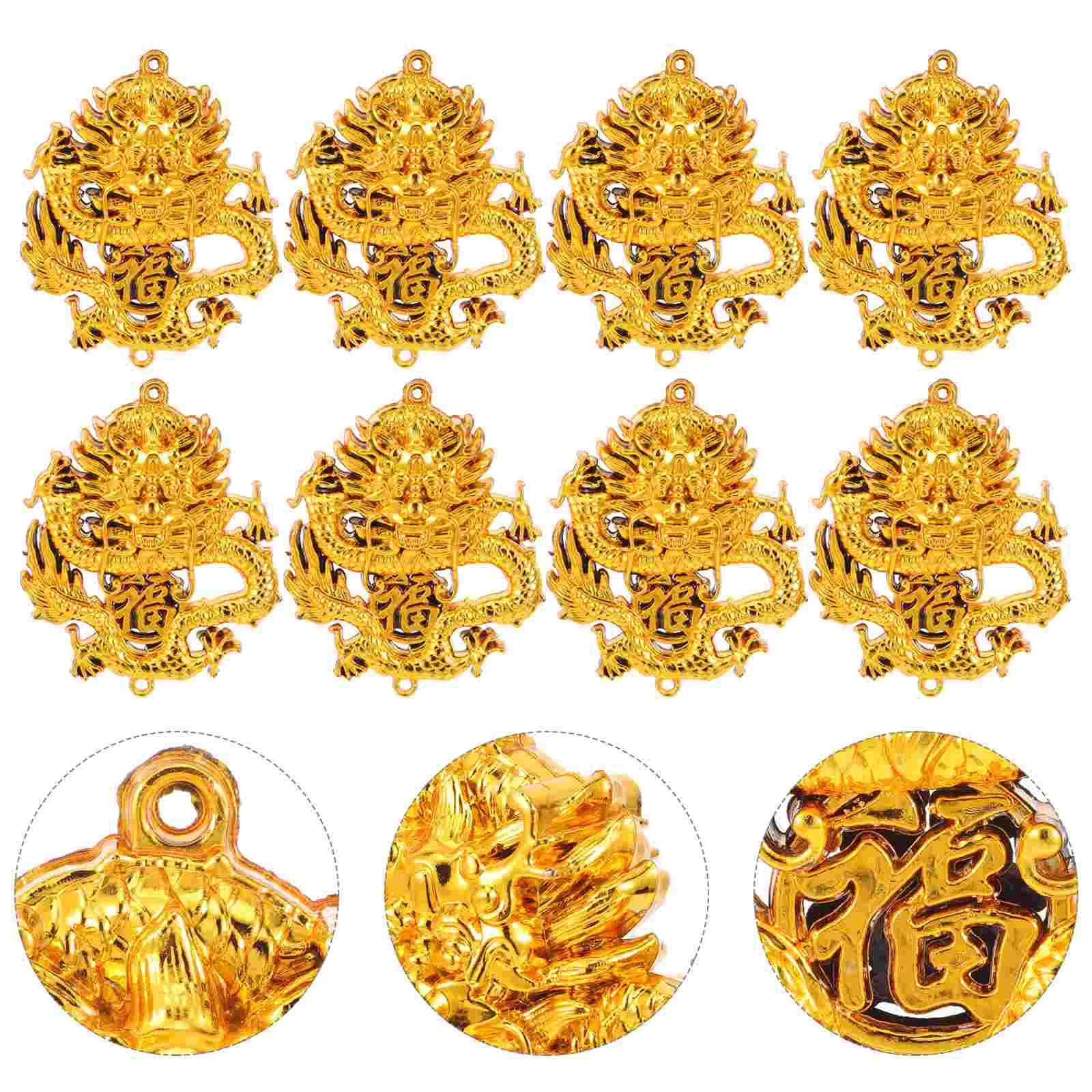 10 Pcs Home Accessories Chinese New Year Decorations Ornament Decorative Pendant Dragon Spring Festival Hanging Style Part
10 Pcs Home Accessories Chinese New Year Decorations Ornament Decorative Pendant Dragon Spring Festival Hanging Style Part