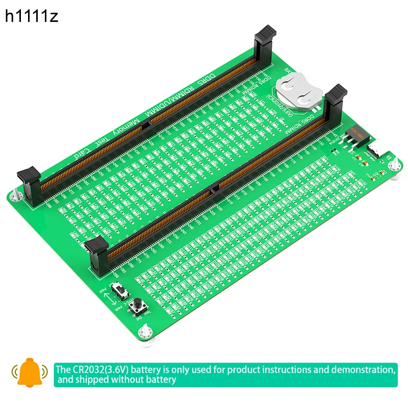 Тестер памяти DDR5 RDIMM/UDIMM с двумя портами, устройство для проверки памяти для материнской платы, со стандартными индикаторами для настольного компьютера
Тестер памяти DDR5 RDIMM/UDIMM с двумя портами, устройство для проверки памяти для материнской платы, со стандартными индикаторами для настольного компьютера