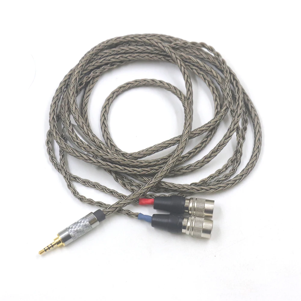 

16 Core 99% 7N OCC Silver Plated Headphone Upgrade Cable For Dan Clark Audio Mr Speakers Ether Alpha Dog Prime