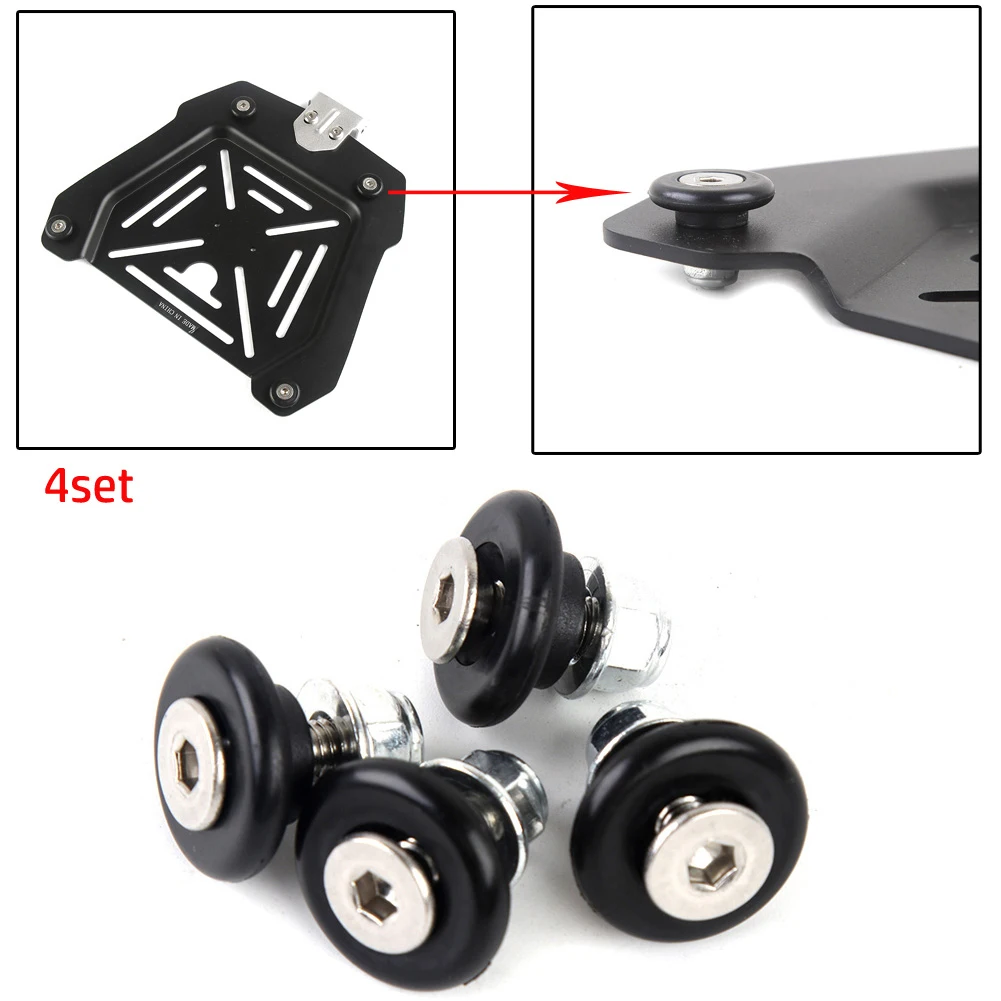 4 Sets Motorcycle Luggage Bushing Pads Top ABS Black CNC Aluminum Alloy For Storage Box Motorbike Universal Accessories
4 Sets Motorcycle Luggage Bushing Pads Top ABS Black CNC Aluminum Alloy For Storage Box Motorbike Universal Accessories