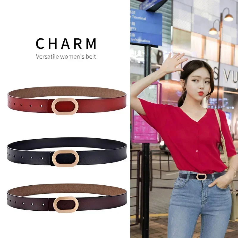 Buckle Women Belts Belt Leather Fashion Luxury Needle Belt Adjustable Jeans Quality High New Girl Designer Waistband Hole Female
Buckle Women Belts Belt Leather Fashion Luxury Needle Belt Adjustable Jeans Quality High New Girl Designer Waistband Hole Female