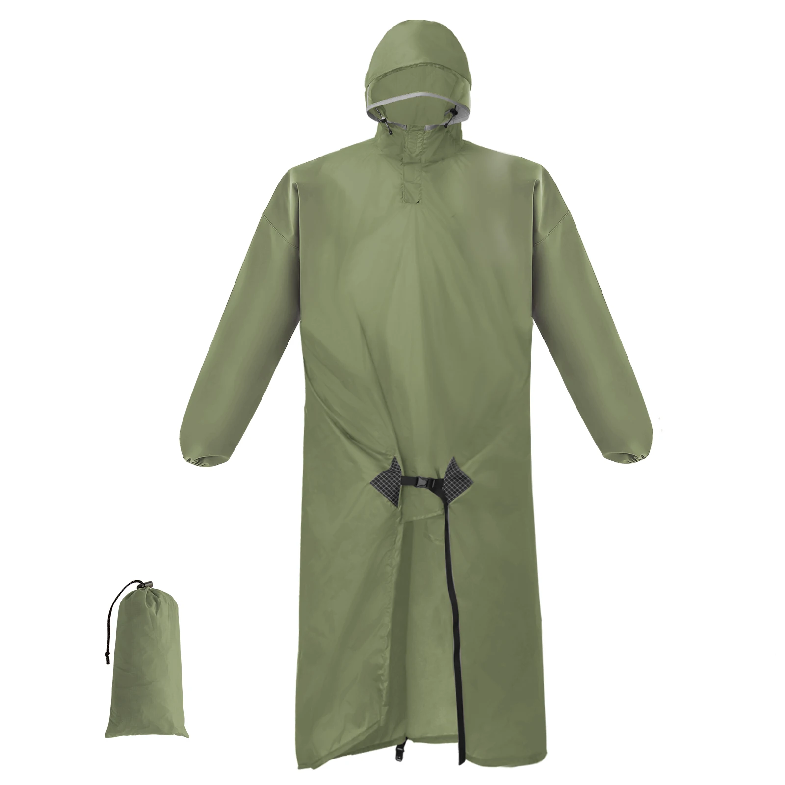 Hooded Rain Poncho for Adults Lightweight Waterproof Rain Coat with Sleeves for Hiking Camping Backpacking
Hooded Rain Poncho for Adults Lightweight Waterproof Rain Coat with Sleeves for Hiking Camping Backpacking