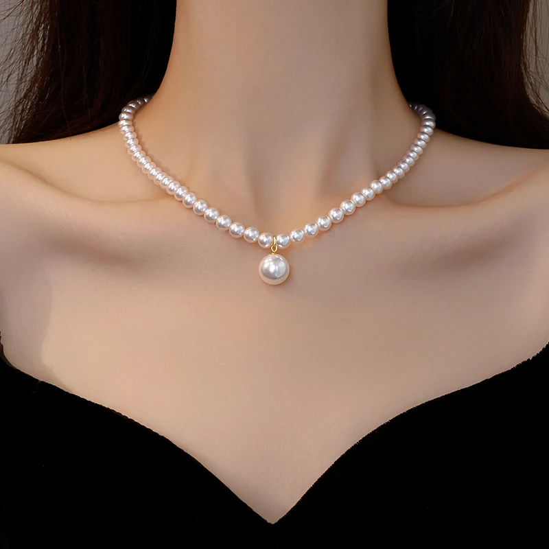 925 Sterling Silver Pearl Necklace for Female Minority Design Sense Collar Chain Light Luxury Summer 2023 New Popular Neckchain
925 Sterling Silver Pearl Necklace for Female Minority Design Sense Collar Chain Light Luxury Summer 2023 New Popular Neckchain