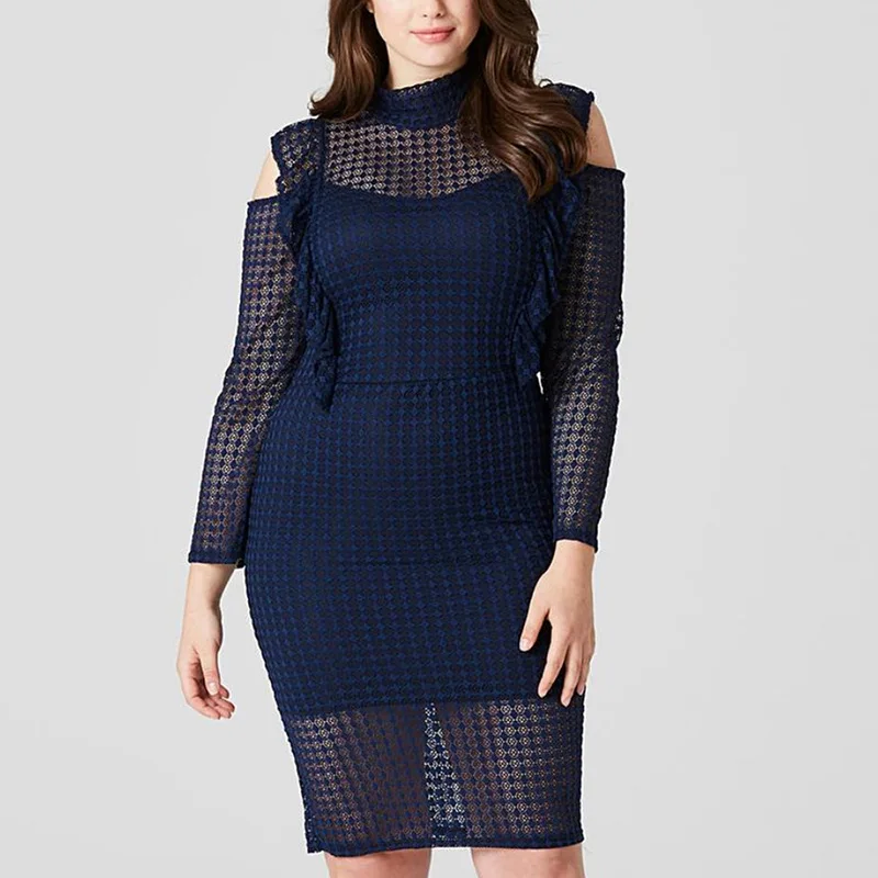 European and American Plus-size Women's Lace Panels, Hip Plus Fat Plus Foreign Trade Dress
European and American Plus-size Women's Lace Panels, Hip Plus Fat Plus Foreign Trade Dress