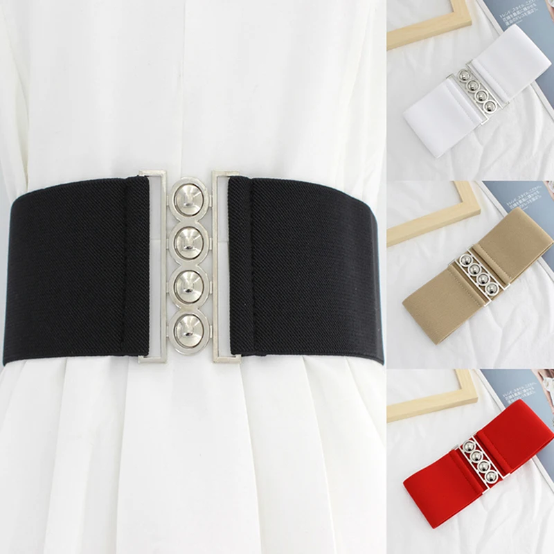 

Fashion Women Retro Belt Elastic Waistband Dress Accessories Girls Waist Seal