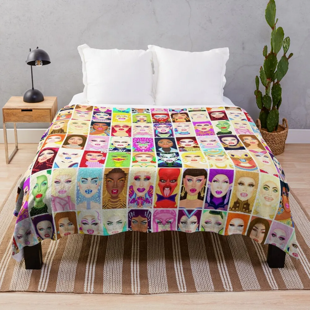 DRAG QUEEN WORLD ROYALTY Throw Blanket Cute Plaid Luxury Designer Plaid on the sofa Blankets
DRAG QUEEN WORLD ROYALTY Throw Blanket Cute Plaid Luxury Designer Plaid on the sofa Blankets