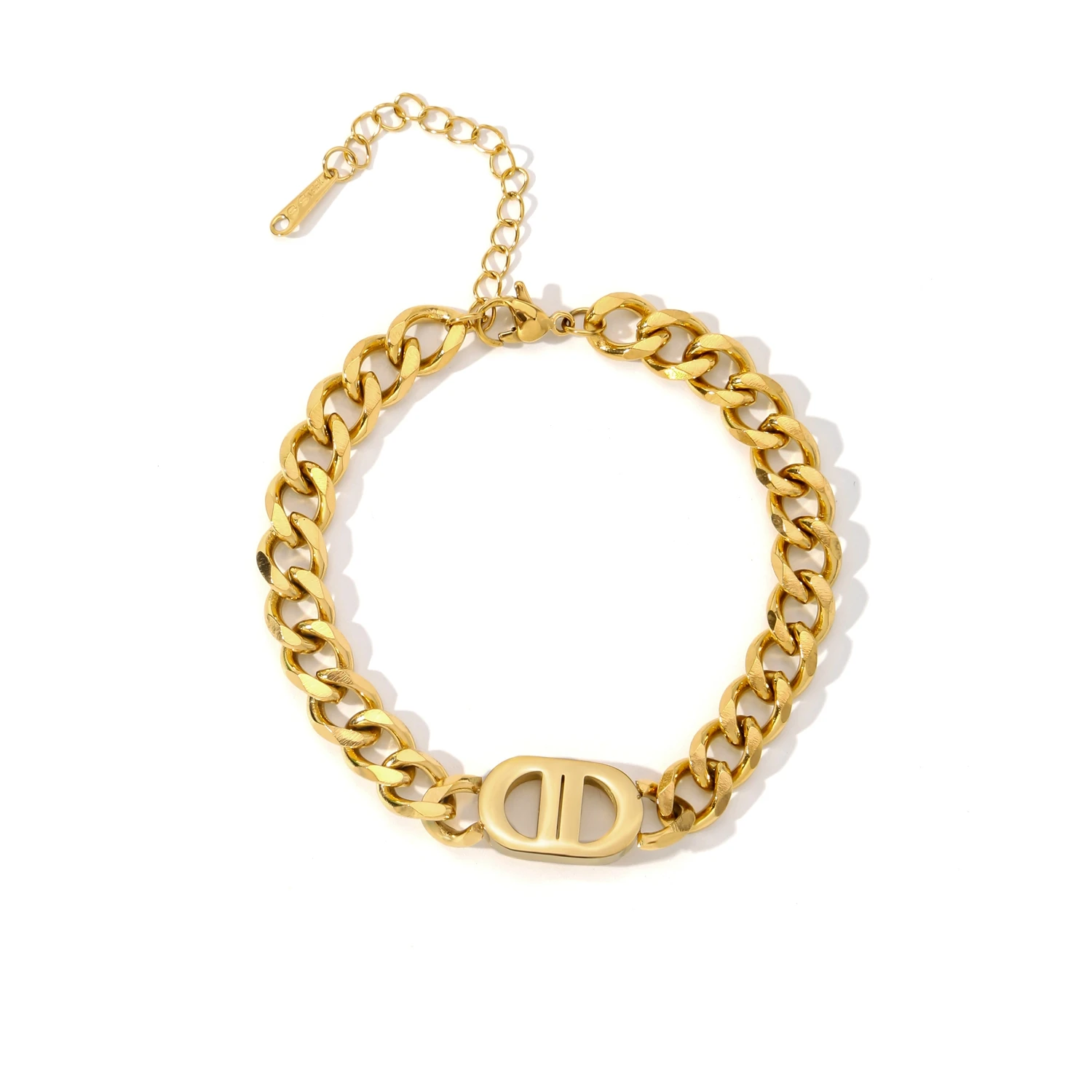 SGMAN Stainless Steel Bracelet Dio for Women Jewelry Cuban Chain Bangles Fashion Women Set Gold Plated Trend Gifts Waterproof
SGMAN Stainless Steel Bracelet Dio for Women Jewelry Cuban Chain Bangles Fashion Women Set Gold Plated Trend Gifts Waterproof