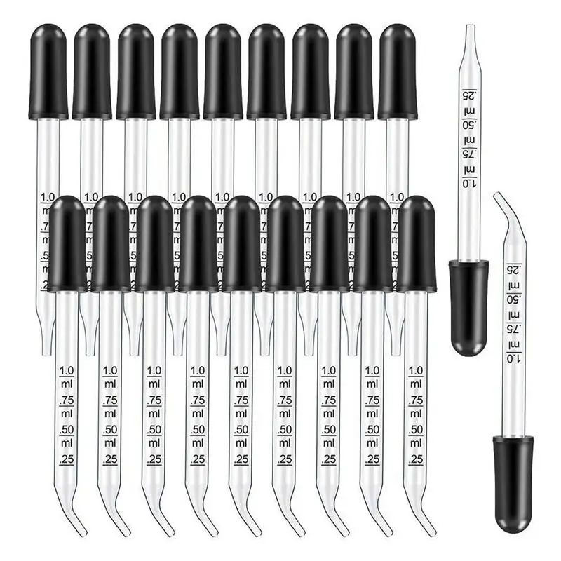 5pcs Glass Scale Dropper Rubber Head Scale Pipette Dropper Essential Oil Bottle Straw Multi-Purpose Droppers For School Lab Home
5pcs Glass Scale Dropper Rubber Head Scale Pipette Dropper Essential Oil Bottle Straw Multi-Purpose Droppers For School Lab Home
