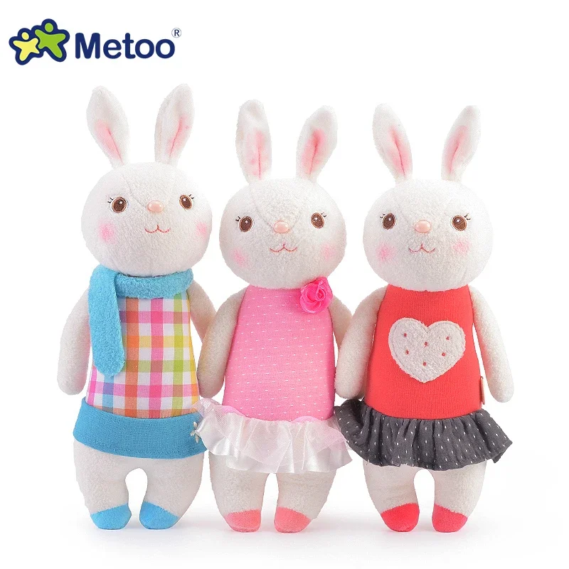 

Original Metoo Doll Toys 37cm Tiramitu Rabbit Plush Stuffed Toy Little White Rabbit Dolls Children's Holiday Gift Birthday Gifts