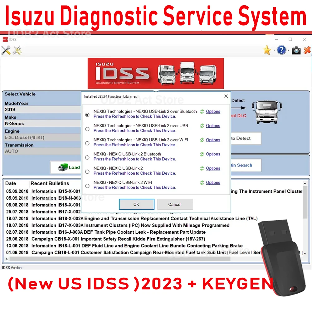 

for Isuzu Diagnostic Service System (New US IDSS ) [02.2023] + KEYGEN