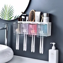 Bathroom Suction Cup Type Toothbrush Cup Holder Multifunction Accessories Toothpaste Squeezer Toiletries Storage Holder Rack
Bathroom Suction Cup Type Toothbrush Cup Holder Multifunction Accessories Toothpaste Squeezer Toiletries Storage Holder Rack