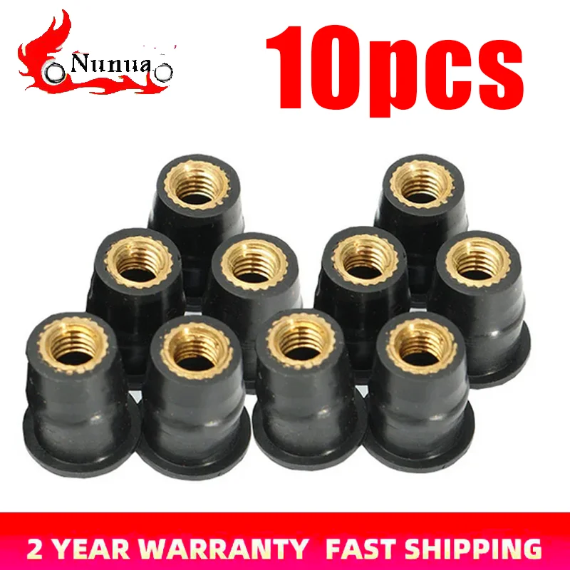 10Pcs M5 5mm Metric Rubber Well Nuts Windscreen Windshield Fairing Cowl Fastener For Honda For Suzuki Auto Motorbike Off-road
10Pcs M5 5mm Metric Rubber Well Nuts Windscreen Windshield Fairing Cowl Fastener For Honda For Suzuki Auto Motorbike Off-road