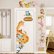 Cartoon Animals Wall Stickers DIY Kids Rooms Mural Decals for Baby Bedroom Children Nursery Wardrobe Door Home Decoration
Cartoon Animals Wall Stickers DIY Kids Rooms Mural Decals for Baby Bedroom Children Nursery Wardrobe Door Home Decoration