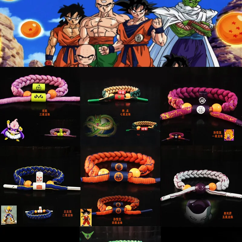 7 Style Anime Son Goku Cosplay Kakarotto Bracelet Hand-Knitted Anime Bracelet Couple Accessories Christmas Gift
7 Style Anime Son Goku Cosplay Kakarotto Bracelet Hand-Knitted Anime Bracelet Couple Accessories Christmas Gift