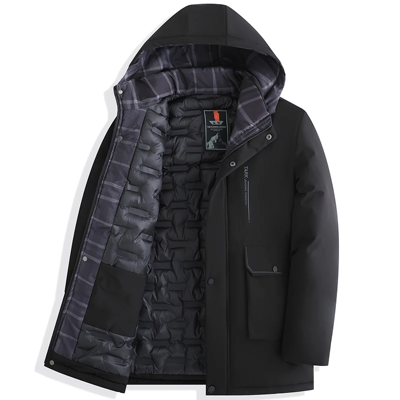 Long Mens Parkas Hooded Thicken Cotton Jacket Winter Classic Business Parka Men Casual Windproof Coat Solid Male Clothing 5XL
Long Mens Parkas Hooded Thicken Cotton Jacket Winter Classic Business Parka Men Casual Windproof Coat Solid Male Clothing 5XL