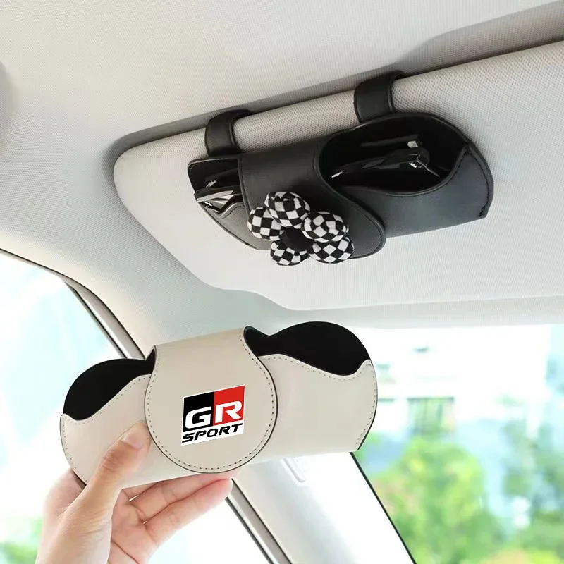 Car Sun Visor Leather car Sunglasses Holder Car Glasses Clip Auto Accessories for GR SPORT Toyota YARiS supra Prius Camry Tacoma
Car Sun Visor Leather car Sunglasses Holder Car Glasses Clip Auto Accessories for GR SPORT Toyota YARiS supra Prius Camry Tacoma