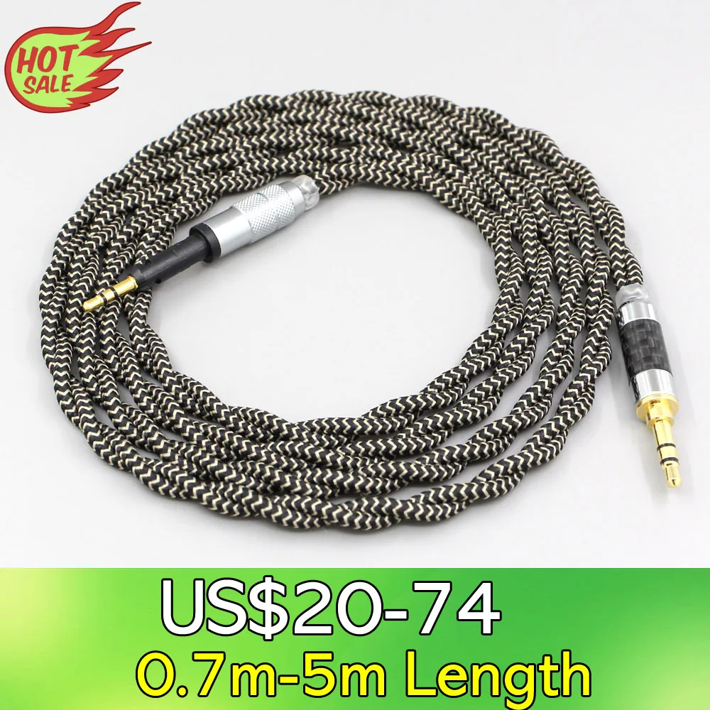 

2-жильный 2,8 мм защитный плетеный кабель для наушников Litz OFC для Sennheiser HD6 HD7 HD8 MIX DJ HD595 LN008071